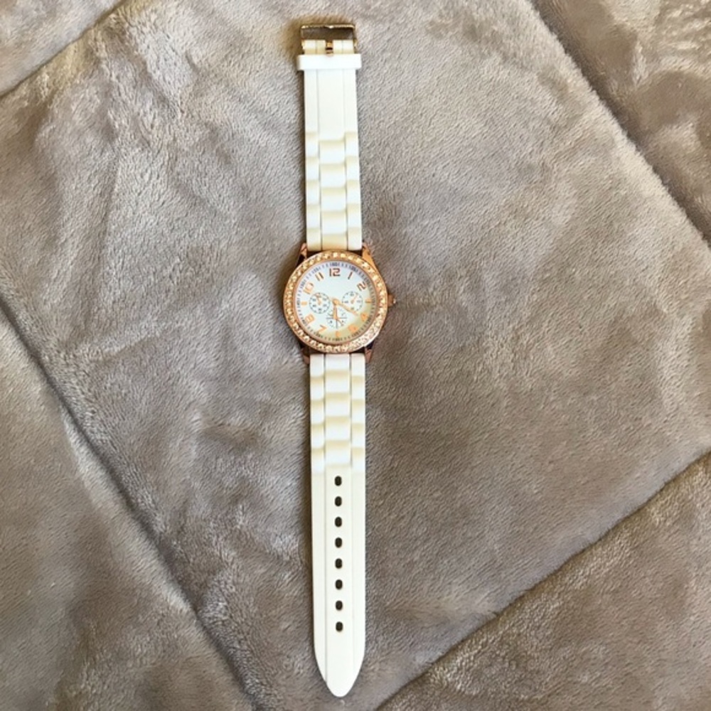 DARICE || Ivory & Rose Gold Detailed Watch✨